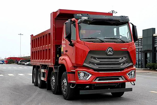 Euro 5 HOWO Dump Truck 400HP丨56000mm丨8x4