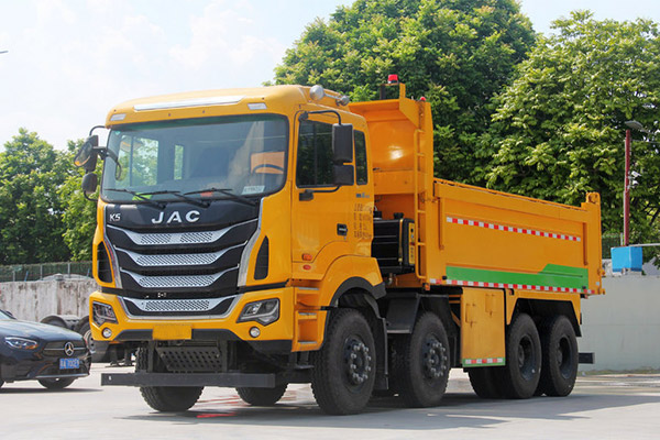 Euro 4 JAC Dump Truck 375HP丨8x4丨43000KM