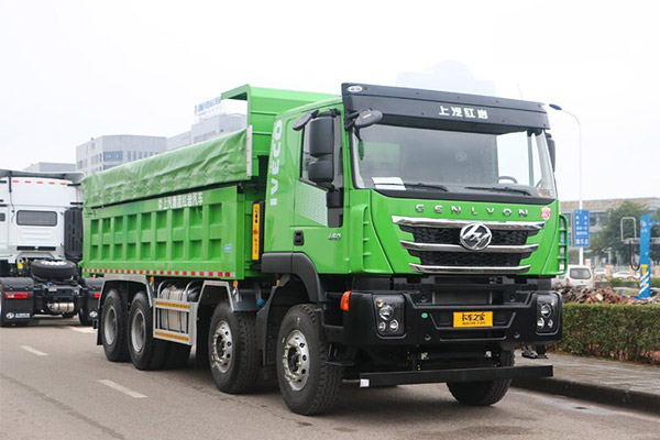Euro 5 SAIC Dump Truck 460HP丨8x4丨36000KM