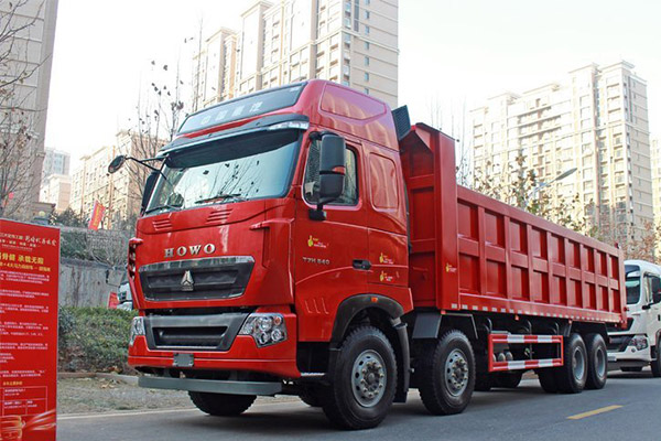 Euro 4 HOWO Used Dump Truck 540HP丨8x4丨36000KM