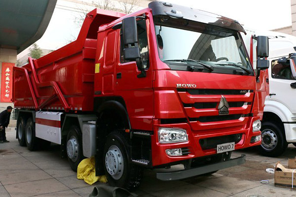 Euro 5 HOWO Used Dump Truck 440HP丨8x4丨32000KM