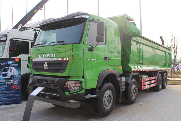 Sinotruk HOWO T6G used 8X4 dump truck 380HP tipper truck