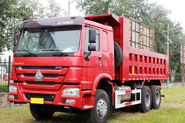 Sinotruk HOWO-7 Euro 4 used 6X4 dump truck 340HP tipper truck