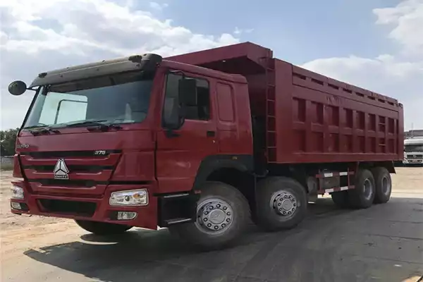 Used Chinese brand Howo Shackman 380HP Dump Truck