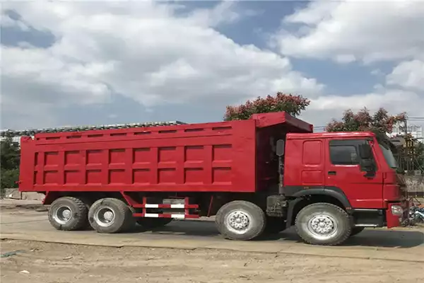 Used Chinese brand Howo Shackman 380HP Dump Truck 4