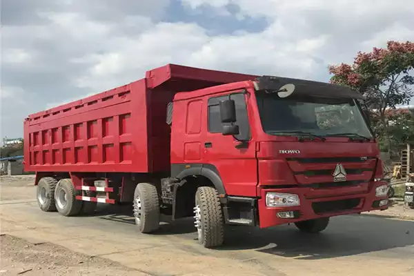 Used Chinese brand Howo Shackman 380HP Dump Truck 2