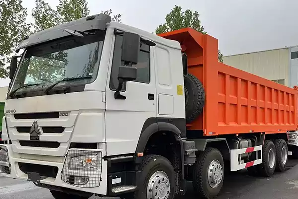 Sinotruck Howo 400Hp 8x4 50 Ton Used Tipper Dump Trucks For Sale 